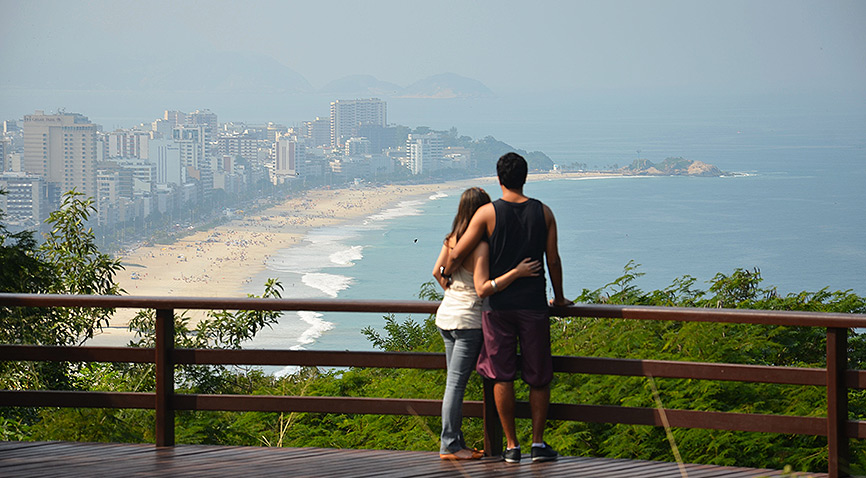 Visual do Mirante do Leblon